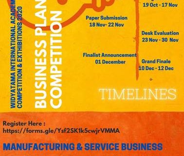 WICAN 2020 – Business Plan Competition  on Services & Manufacturing Industry 10 – 12 December 2020