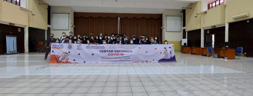 Biro Kemahasiswaan Widyatama Bekerjasama Dengan Polrestabes Bandung Gelar Vaksinasi