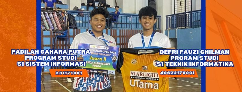 Mahasiswa Universitas Widyatama meraih Juara 2 Nasional di BUMSIL OPEN 2024