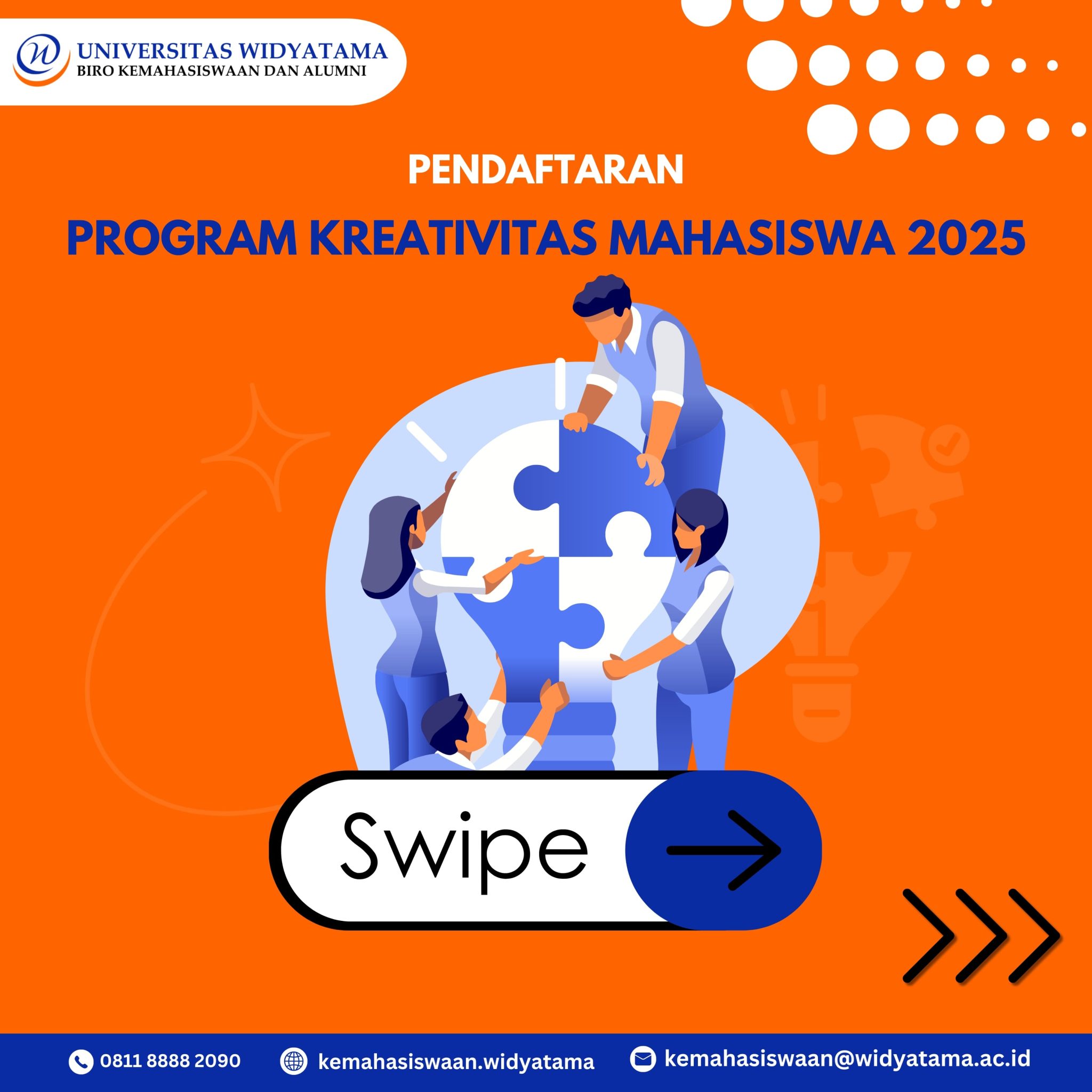 Pendaftaran Program Kreativitas Mahasiswa 2025 - Kemahasiswaan