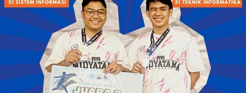 Tim Ganda Putra Bulutangkis Widyatama Raih Juara 2 UGM Cup 2024