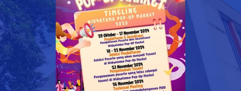 Pendaftaran Widyatama Pop-Up Market !!