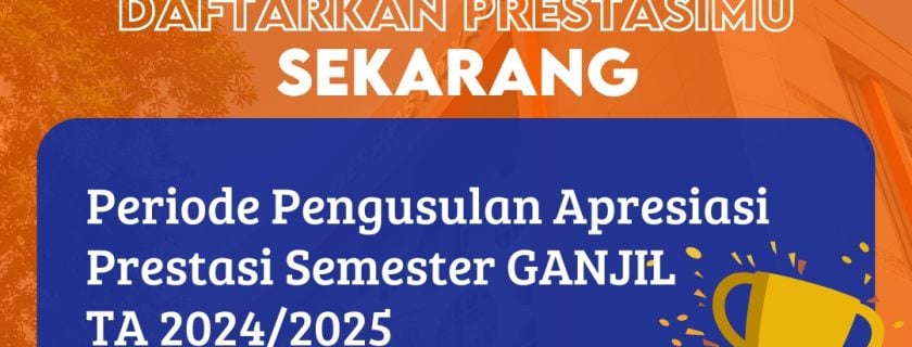 Periode Pengusulan Apresiasi Prestasi Semester GANJIL