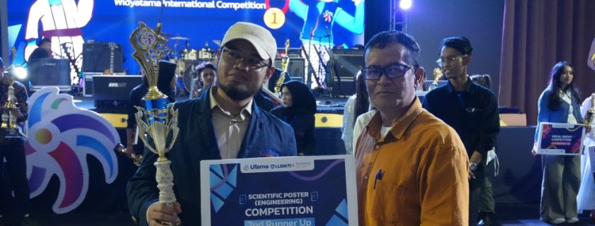 Mahasiswa Teknik Industri meraih gelar Runner-Up pada kategori Scientific Poster Engineering